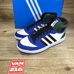 NEW: Men's Adidas Top Ten RB Basketball Shoes: Blue/Green/Black FZ6199